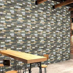 Univocean Grey & White Multi-Stone 3D Pattern Self Adhesive HD Wallpaper-picture-8