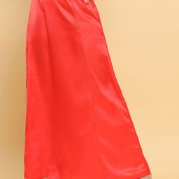 Soch Women Red Solid Saree Shapewear-image-56