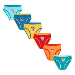 CAREPLUS Infant Girls Pack Of 6 Assorted Pure Combed Cotton Basic Briefs-33