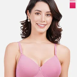 FIMS Pack of 2 All Day Comfort Everyday Bra - Full Coverage Lightly Padded-image-37