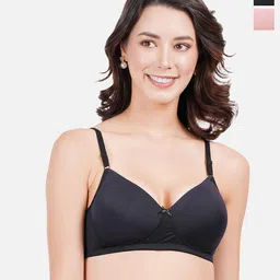 FIMS Pack Of 2 Full Coverage Lightly Padded Everyday Bras With All Day Comfort-11