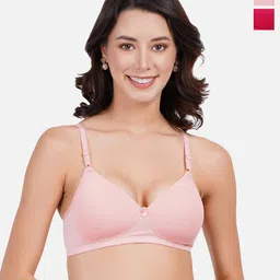 FIMS Pack Of 2 Full Coverage Lightly Padded Everyday Bras With All Day Comfort-45