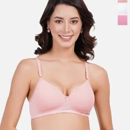 FIMS Pack Of 3 Full Coverage Lightly Padded Everyday Bra With All Day Comfort-15