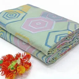 Aurave Blue & Yellow Geometric Mild Winter 150 GSM Single Bed Dohar-image-32