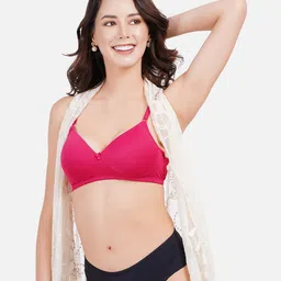 FIMS Pack Of 2 Full Coverage Lightly Padded Everyday Bras With All Day Comfort image 2