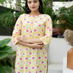 WEAVLLITE Floral Printed Kurti-image-20