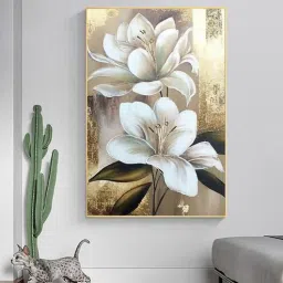 art street Floral Multicolour Synthetic Wood Wall Art-picture-5