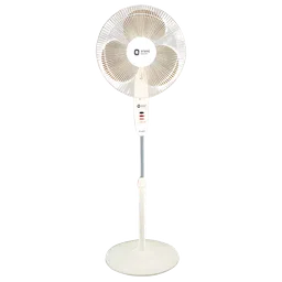Orient Stand 33 400mm 3 Blade Adjustable Height Pedestal Fan with Remote (Aerodynamically Designed, White)-image-93