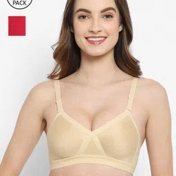 Floret Pack of 2 T-shirt Non Padded Bra-image-54