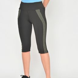 Chkokko Women Black Skinny Fit Capris-image-98