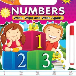 Dreamland Kids Write & Wipe Book - Numbers Early Learning Book-51