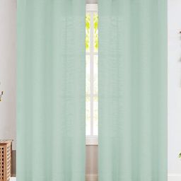 STYBUZZ Green Set of 2 Sheer Door Curtain-46