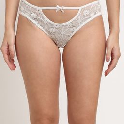 MAKCLAN Women White Solid Bikini Briefs K1408PWS-image-83