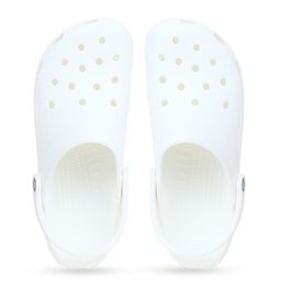 Crocs Unisex White Croslite Clogs-18
