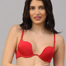 PrettyCat Red Bra - Underwired Lightly Padded-image-56