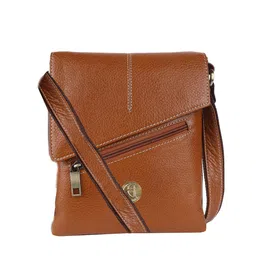 HiLEDER Leather  Textured Messenger Bag-image-26