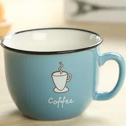 BonZeaL Blue & White Printed Ceramic Cup-54