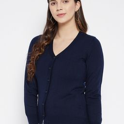 Zigo Women Navy Blue Cardigan-picture-48