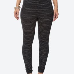 Biba Women Printed Churidar-Length Leggings-13
