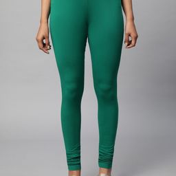 elleven Women Churidar Length Cotton Lyrca Leggings-image-23