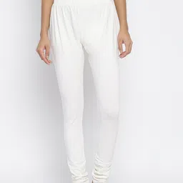 Fabindia Women White Solid Churidar-picture-11