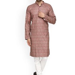 Benstoke Men Multicoloured Kurta with Churidar-picture-44