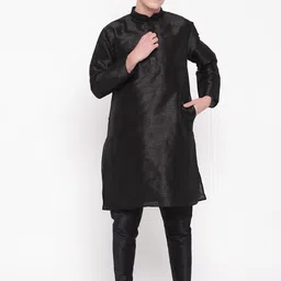 MAG Regular Kurta With Churidar & Nehru Jacket image 5