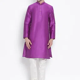 VASTRAMAY Mandarin Collar Kurta with Churidar-picture-52