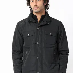 RARE RABBIT Men Anbr Tailored Fit Colourblocked Padded Jacket-picture-15