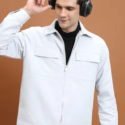 HIGHLANDER Spread Collar Tailored Jacket-image-2
