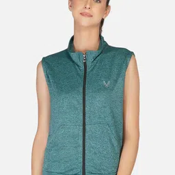 UZARUS Self Design Mock Collar Lightweight Sporty Jacket-15