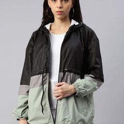 VOXATI Colourblocked Crop Bomber Jacket-picture-15