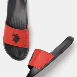U.S. Polo Assn. Men Rubber Sliders Flip Flops-53