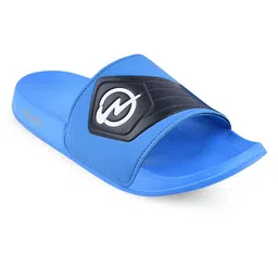 Campus Men Blue & Black Sliders-picture-42