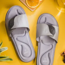yoho Men Perforated Adjustable Strap Sliders-83