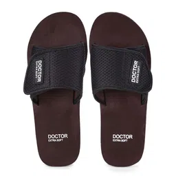 DOCTOR EXTRA SOFT Men Textured Orthopedic Non-Slip Sliders-image-78