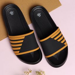 Carlton London sports Men Striped Sliders-picture-42