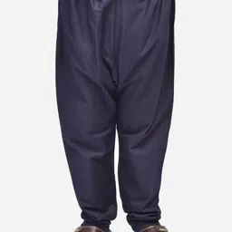 NAMASKAR Boys Navy Blue Solid Churidar-picture-34