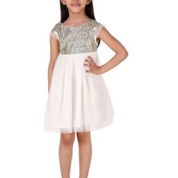 Miyo Girls Embellished Fit & Flare Dress-image-90