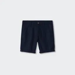 Mango Kids Boys Regular Fit Mid-Rise Shorts-image-45