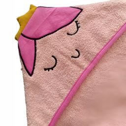GAB Pink & Black Printed Cotton 400 GSM Bath Towel-7