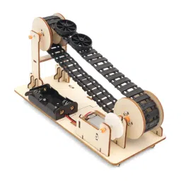 DIY Wooden Conveyor Belt STEM Kit for Kids-18