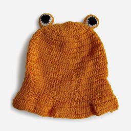 Woonie Unisex Kids Brown & Black Beanie-picture-23
