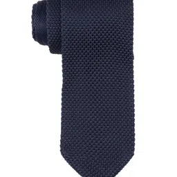 The Tie Hub Men Self Design Skinny Tie-picture-50