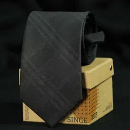 Tossido Men Black Printed Broad Tie-picture-47