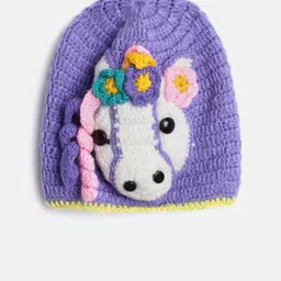CHUTPUT Unisex Kids Embroidered Beanie-image-76