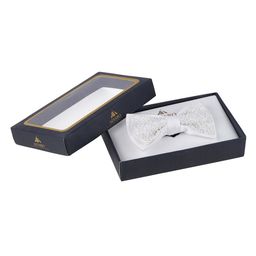 Alvaro Castagnino Men Embellished Woven Design Bow Tie-image-38