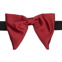 The Tie Hub Men Maroon & Black Bow Tie-image-84