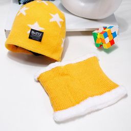 PASSION PETALS Kids Self Design Woollen Beanie With Scarf-5