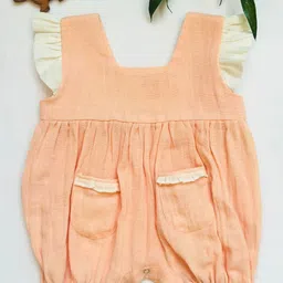 BAESD Infant Girls Ruffled Cotton Romper-image-35